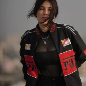 Y2K Speed Graphic Racing Jacket